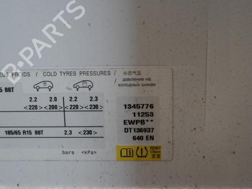 Switch PEUGEOT 208 I (CA_, CC_) 1.0 VTi | BP36616201I30  - Image 7