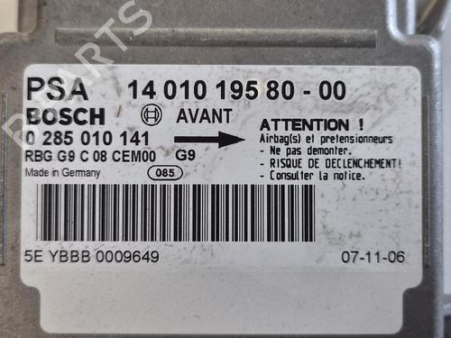 Used ECU airbags ECU airbags PEUGEOT EXPERT Van (VF3A_, VF3U_, VF3X_) 2.0 HDi 120 (120 hp) 39391396 39391396