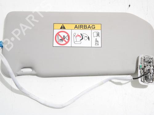 Right sun visor CITROËN C5 AIRCROSS (A_) 1.5 BlueHDi 130 (ACYHZJ, ACYHZR) | BP36616774I2 - Image 2