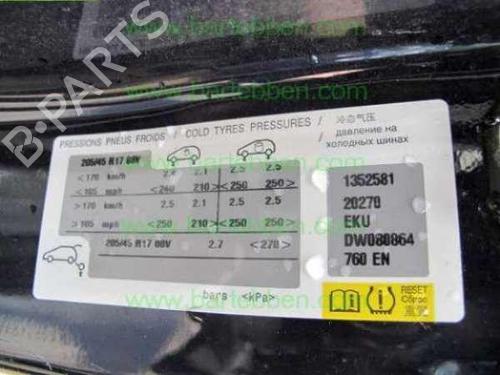 Switch PEUGEOT 208 I (CA_, CC_) 1.6 HDi | BP36608320I30  - Image 8