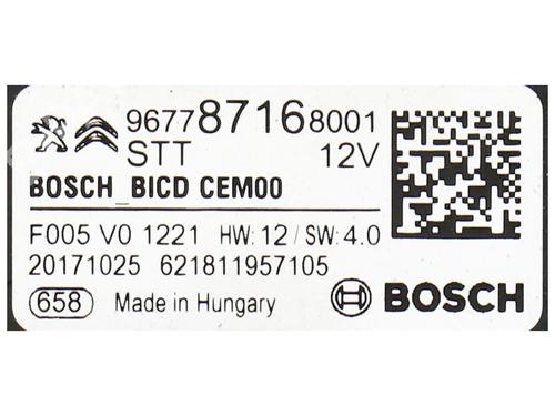 Control unit PEUGEOT 208 I (CA_, CC_) 1.6 BlueHDi 100 | BP36634362M11 - Image 2