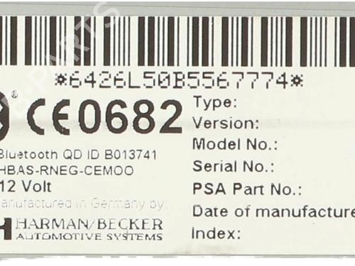 Radio CITROËN C3 II (SC_) 1.6 HDi | BP36637545E6 - Image 7