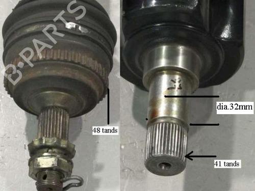 left-front-driveshaft-citroen-xm-y4-1994-1995-1996-1997-1998-1999-2000-36599340 main image