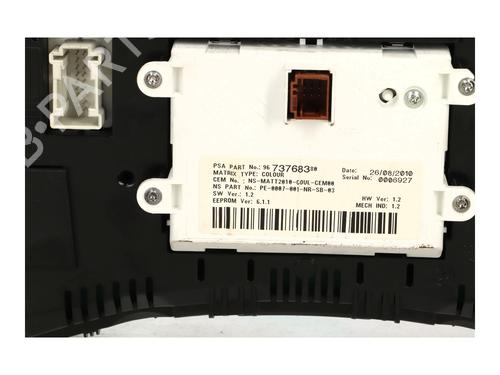 Instrument cluster CITROËN C4 II (NC_) 1.6 VTi 120 (NC5FS0, NC5FS9) | BP36628060C47 - Image 7