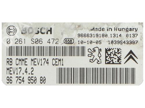 Control unit CITROËN C4 II (NC_) 1.6 VTi 120 (NC5FS0, NC5FS9) | BP36628052M11 - Image 6