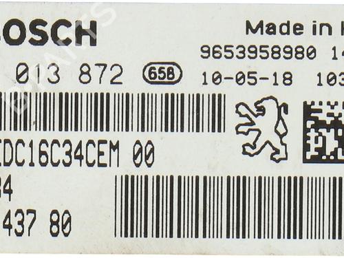 Engine control unit (ECU) CITROËN BERLINGO MULTISPACE (B9) 1.6 HDi 90 | BP36615383M57 - Image 6