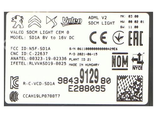 Used Electronic module Electronic module 36629930 36629930