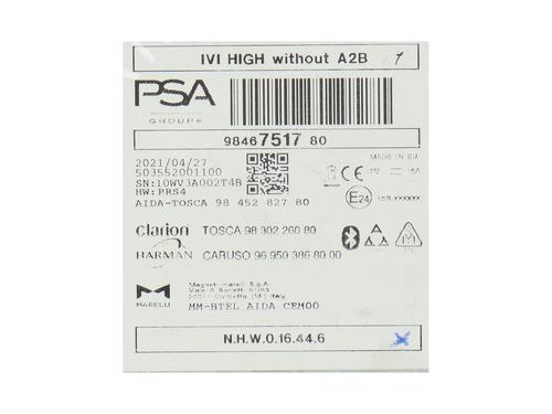 Radio DS DS 4 II (FR_, FB_, F3_, FP_) Hybrid 136 (FPHPYC) | BP36630837E6 - Image 6
