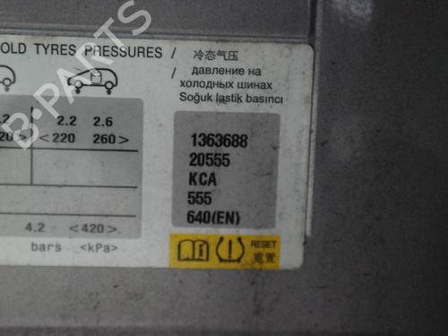 Left sun visor PEUGEOT 2008 I (CU_) 1.2 VTi | BP36613514I1 - Image 2