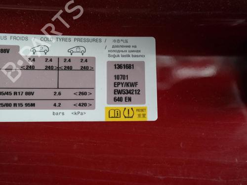 Right sun visor CITROËN DS3 (SA_) 1.2 VTi 82 | BP36613332I2 - Image 18