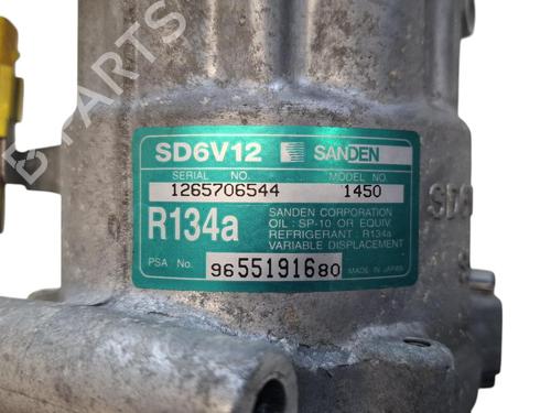 Used AC compressor AC compressor PEUGEOT 1007 (KM_) 1.4 (75 hp) 36635714 36635714