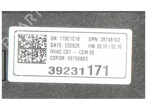 Climate control OPEL CORSA F (P2JO) 1.2 (68) | BP36632746I5 - Image 4