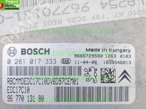 Engine control unit (ECU) PEUGEOT 207 SW (WK_) 1.6 HDi | BP36605727M57 - Image 2