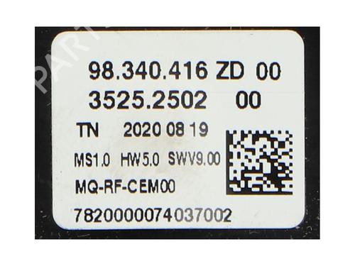 Climate control PEUGEOT RIFTER 1.5 BlueHDi 100 | BP36619355I5 - Image 3
