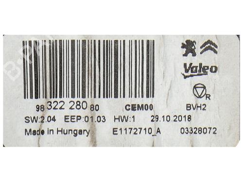 Electronic module PEUGEOT PARTNER Box Body/MPV (K9) 1.6 BlueHDI 100 | BP36634578M83 - Image 6