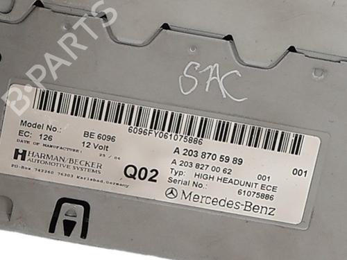 Used Radio Radio MERCEDES-BENZ C-CLASS (W203) C 220 CDI (203.008) (150 hp) 40434271 40434271