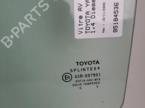 front-left-door-window-toyota-yaris-_p9_-2005-2006-2007-2008-2009-2010-2011-2012-2013-2014-37390311 main image