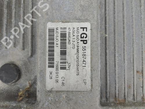 Engine control unit (ECU) OPEL AGILA A (H00) 1.3 CDTI (F68) | BP37383118M57 - Image 2