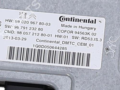 Control unit CITROËN C3 II (SC_) 1.6 HDi | BP40608148M11 - Image 4