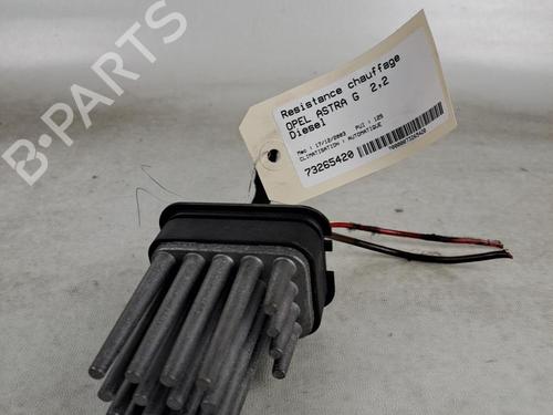 Varmeblæsermodstand Varmeblæsermodstand OPEL ASTRA G Hatchback (T98) [1998-2009] 37384715 37384715