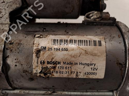 Starter OPEL CORSA E (X15) 1.4 Turbo (08, 68) | BP37397543M8 - Image 2
