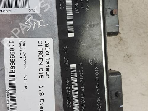 Computer Computer CITROËN C15 Box Body/MPV (VD_) 1.9 D (60 hp) 37394866 37394866