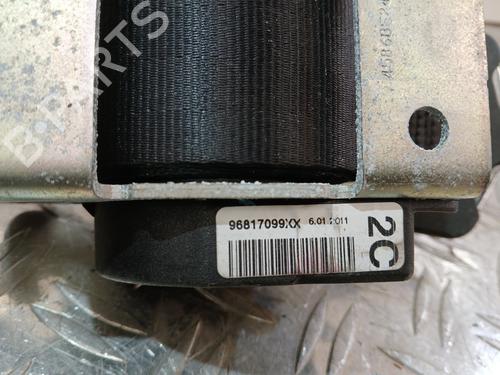 Rear center seatbelt CITROËN C3 II (SC_) 1.6 HDi | BP37362083I27 - Image 3