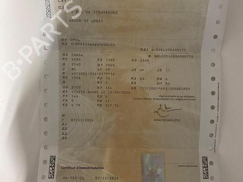 Electronic module OPEL CORSA D (S07) 1.4 (L08, L68) | BP37372055M83 - Image 10
