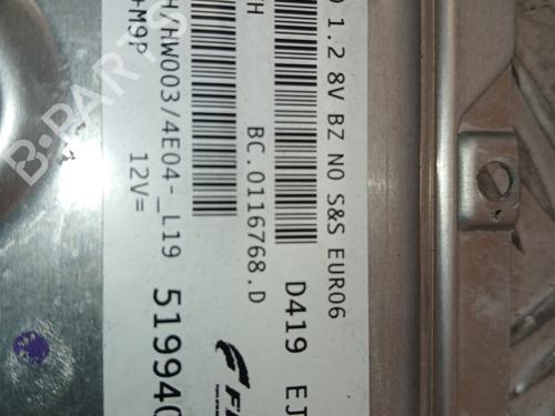 Engine control unit (ECU) FIAT PUNTO (199_) 1.2 (199AXZ1A, 199BXZ1A) | BP37368965M57 - Image 5