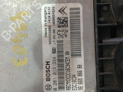 Engine control unit (ECU) PEUGEOT 207 SW (WK_) 1.6 HDi | BP37365044M57 - Image 4