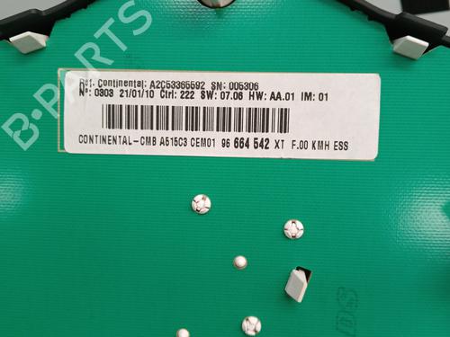 Instrument cluster CITROËN DS3 (SA_) 1.4 VTi 98 | BP37368644C47 - Image 6
