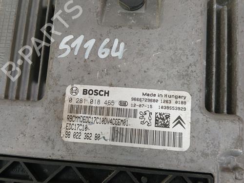 Engine control unit (ECU) CITROËN C3 II (SC_) 1.4 HDi 70 (SC8HZC, SC8HR0, SC8HP4) | BP37364128M57 - Image 3