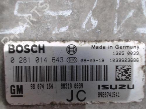 Engine control unit (ECU) OPEL ASTRA H Estate (A04) 1.7 CDTI (L35) | BP37359744M57 - Image 3