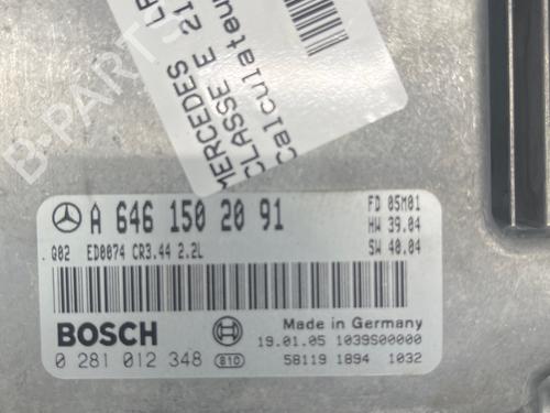 Engine control unit (ECU) MERCEDES-BENZ E-CLASS (W211) E 220 CDI (211.006) | BP38548575M57 - Image 2
