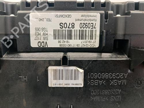 Used Instrument cluster Instrument cluster 38927455 38927455