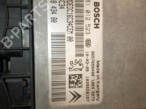 Engine control unit (ECU) CITROËN C3 II (SC_) 1.4 HDi 70 (SC8HZC, SC8HR0, SC8HP4) | BP37370604M57 - Image 2