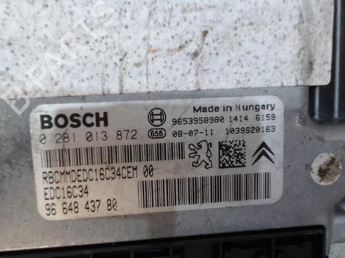 Engine control unit (ECU) PEUGEOT 308 SW I (4E_, 4H_) 1.6 HDi | BP37361082M57 - Image 4