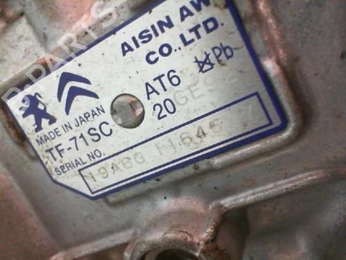 Gearbox PEUGEOT 2008 I (CU_) 1.2 THP 110 / PureTech 110 | BP37354041M3 - Image 5