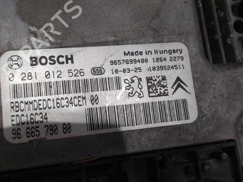 Engine control unit (ECU) PEUGEOT 206+ (2L_, 2M_) 1.4 HDi eco 70 | BP37359519M57 - Image 2