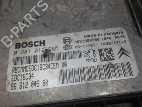 Engine control unit (ECU) PEUGEOT 307 (3A/C) 1.6 HDi 110 | BP37354299M57 - Image 3