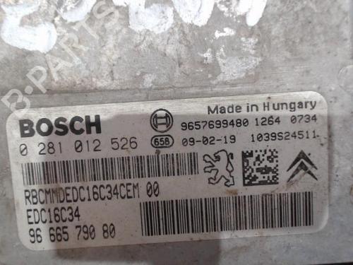 Engine control unit (ECU) PEUGEOT 206+ (2L_, 2M_) | BP37360563M57 - Image 2