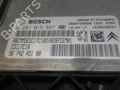 Engine control unit (ECU) PEUGEOT 207 SW (WK_) 1.6 HDi | BP37355628M57 - Image 3