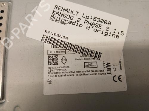 Radio RENAULT KANGOO Express (FW0/1_) | BP37374065E6 - Image 2