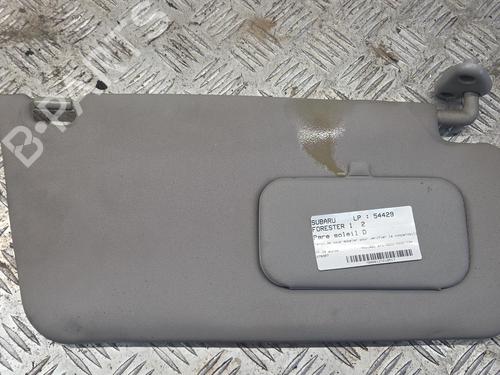 Højre solskærm Højre solskærm SUBARU FORESTER (SF_) [1997-2002] 37374532 37374532