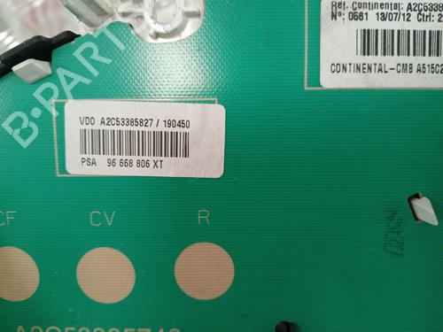 Instrument cluster CITROËN C3 II (SC_) 1.4 HDi 70 (SC8HZC, SC8HR0, SC8HP4) | BP37364122C47 - Image 3