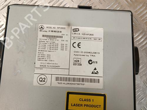 Display Display MERCEDES-BENZ B-CLASS Sports Tourer (W245) B 180 CDI (245.207) (109 hp) 37368382 37368382