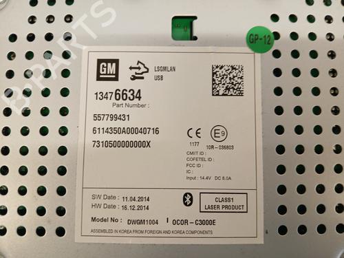 Radio OPEL CORSA E (X15) 1.3 CDTI (08, 68) | BP37373795E6 - Image 4