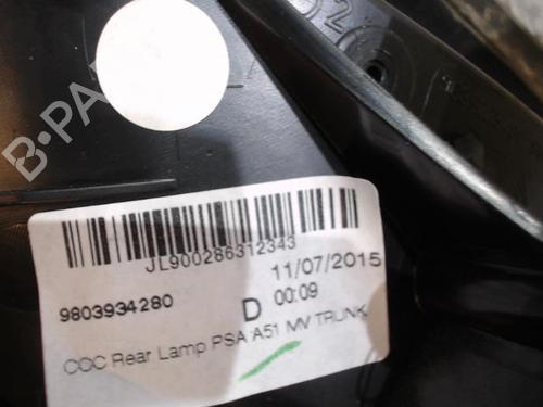 Højre baglygte bagklap Højre baglygte bagklap CITROËN C3 II (SC_) [2009-2026] 37360601 37360601
