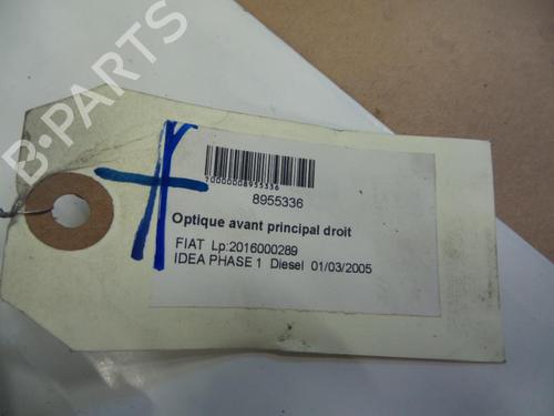 Right headlight FIAT IDEA (350_) 1.3 D Multijet | BP37298559C29 - Image 3