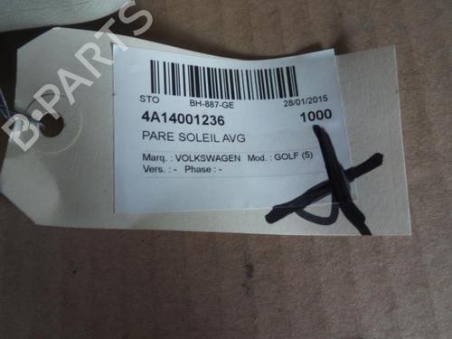 left-sun-visor-vw-golf-v-1k1-2003-2004-2005-2006-2007-2008-2009-2010-37296946 main image